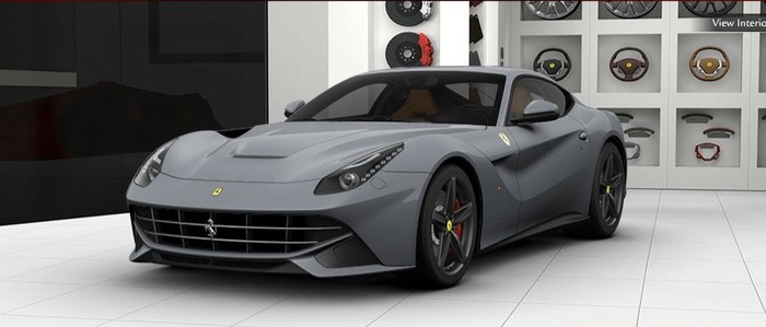 Ferrari F12 Berlinetta có đến 18 loại màu khác nhau